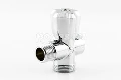 Кран 3-проход, для стиральной машины M 1/2"- 3/4" - F 1/2" вент. FORNARA