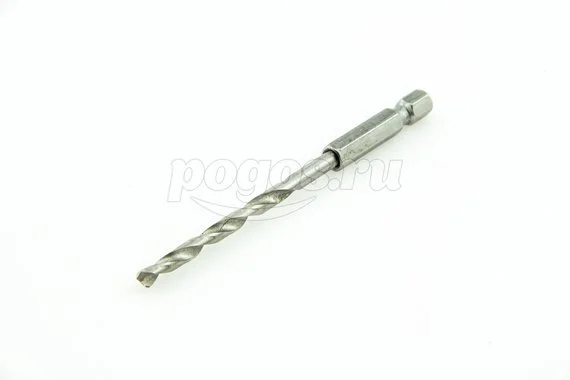 Сверло по металлу 4.2x100 HEX 1/4" Р6М5 ПРАКТИКА  
