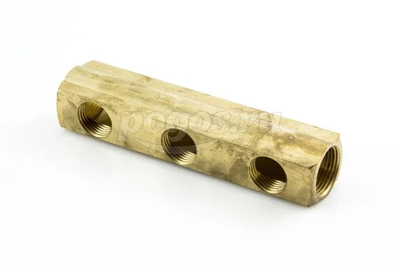 Коллектор F 3/4" с 3 выходами F1/2" GTN