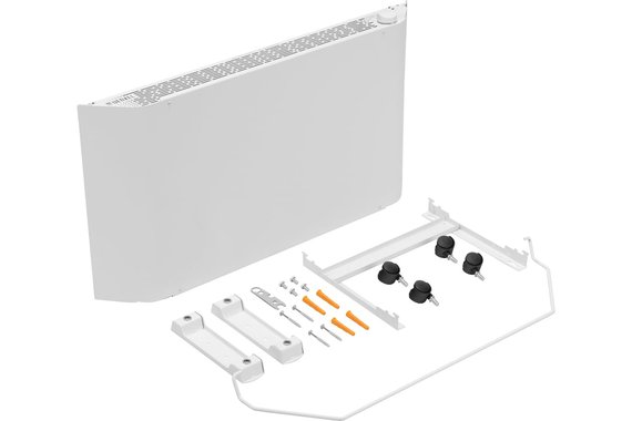 Обогреватель конвекторный 1,5кВт 230В (сушилка, колеса) XCE-1500 белый  DENZEL