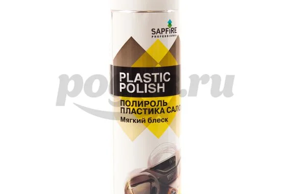 Полироль для пластика, 400мл, ваниль  SAPFIRE