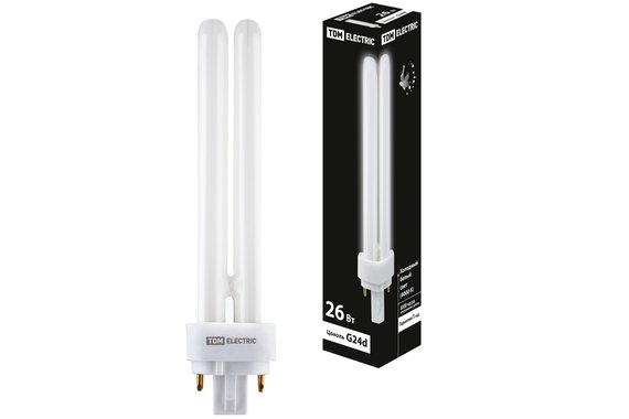 Лампа энергосберегающая G24d-3 26Вт 4200K для ЭмПРА КЛЛ-PD  TDM 