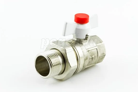Кран шаровой Американка F- M 3/4" бабочка STI