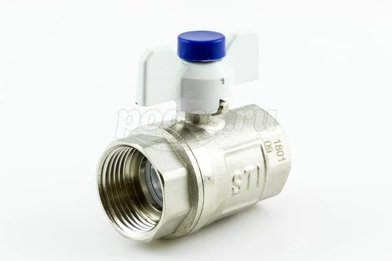 Кран шаровой F - F 1" бабочка STI