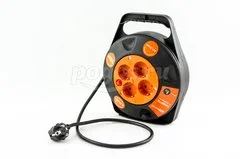 Удлинитель с/з 4x10м TDM на катушке 3x1.5