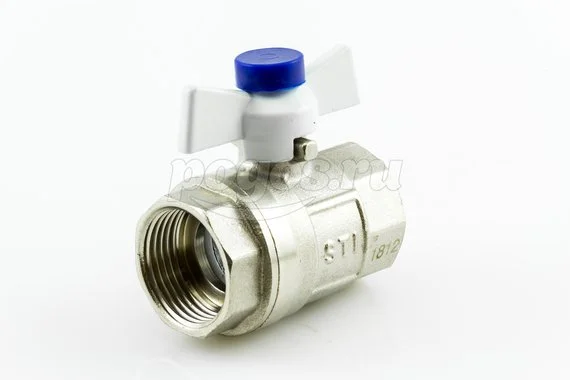 Кран шаровой  02.105.0200 бабочка STI