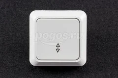 Переключатель 1кл на 2 напр.10А белый Ладога TDM