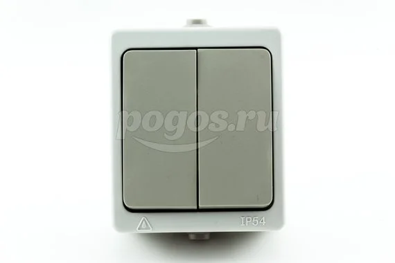 Выключатель 2кл 10А 230В IP54 Вуокса TDM