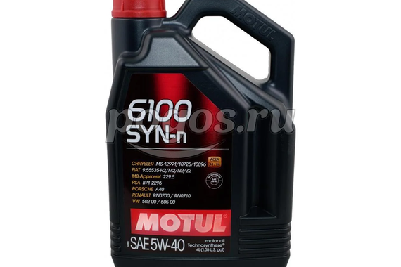 Масло моторное 6100 SYN-NERGY 5W-40 4л  MOTUL