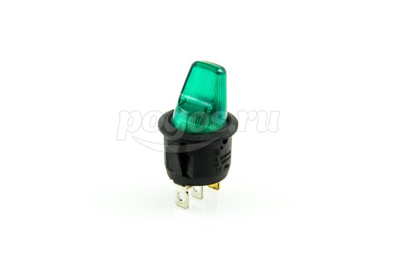 Выключатель клавишный круглый 12V 16А (3с) ON-OFF  36-2593 REXANT