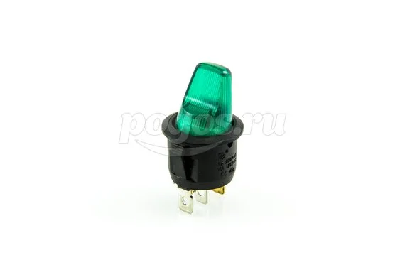 Выключатель клавишный круглый 12V 16А (3с) ON-OFF  36-2593 REXANT