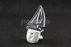 Светильник- ночник,с датчиком света,светодиодный,0.3W,220V "Кораблик" TDM