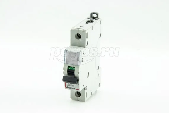 Выключатель автоматический 1п С 6А 6kA DX3-E LEGRAND