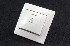 Кнопка звонка 6А с подсветкой Таймыр TDM