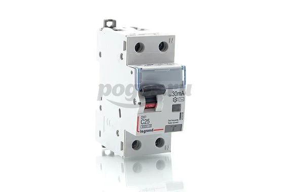 Автомат дифференциальный 1п+N C25A 30mA, тип АС, 10kA, DX3 LEGRAND