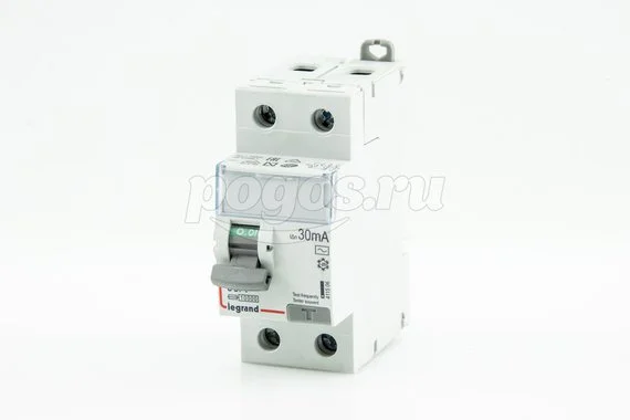 Устройство защитного отключения 2п 63А 30mA DX3 LEGRAND