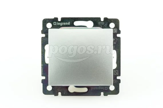 Выключатель 1кл 10А серебро Valena LEGRAND