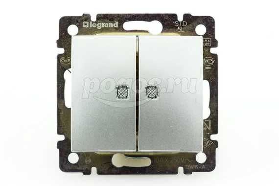 Выключатель 2кл 10А 770128 Valena LEGRAND