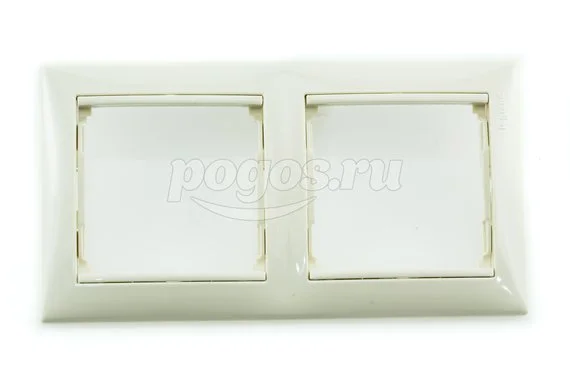 Рамка 2п слоновая кость горизонтальная Valena LEGRAND