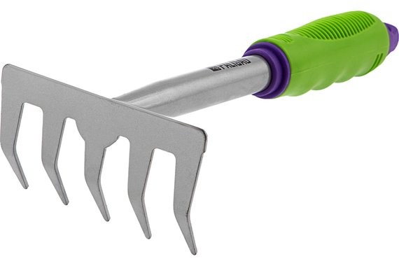 Грабли 5 зубзов 115*275мм  пластиковая рукоятка  PALISAD