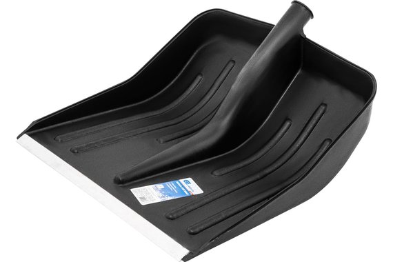 Лопата снеговая 400*420 мм без черенка, пластик, алюм. окантовка  Сибртех