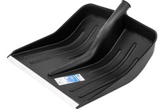 Лопата снеговая 400*420 мм без черенка, пластик, алюм. окантовка  Сибртех