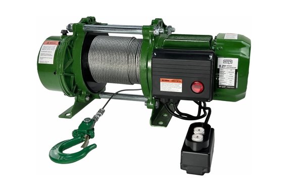 Лебедка электрическая  KCD300 300кг 70м 220В HITCH
