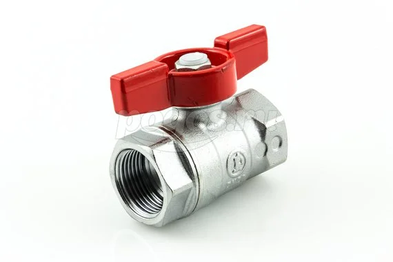 Кран шаровой F - F  3/4" бабочка ст/п хром R251D  GIACOMINI