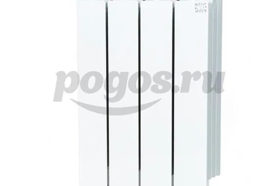 Радиатор AL  4 секции, межнип. 500мм, выс. 570мм, глуб. 90мм, шир. 320мм Bimetal Grand  STI  