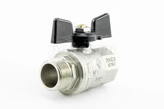 Кран шаровой F/М 3/4" баб.руч. полн./п BUGATTI