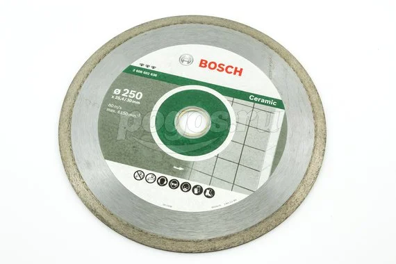Диск отрезной BOSCH Best for Ceramic 250х2.4х25.4мм алмазный 10мм