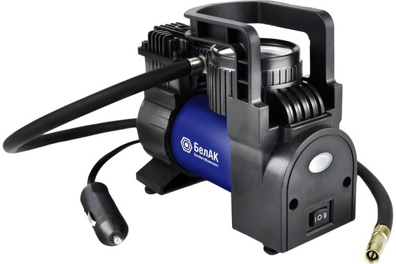Компрессор для накачки шин с фонарем 35 л/мин, 12В, ПРОФИ-35Ф  БелАК