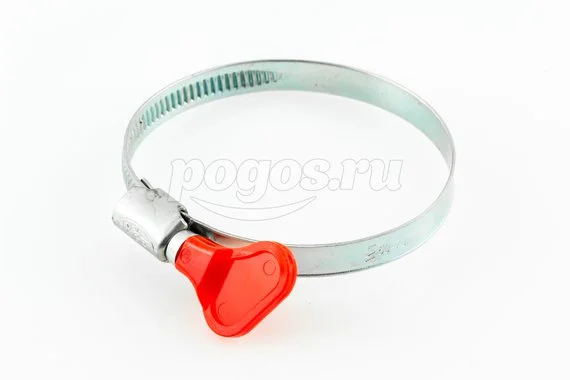 Хомут червячный с ключом MGF 50 70мм цинк