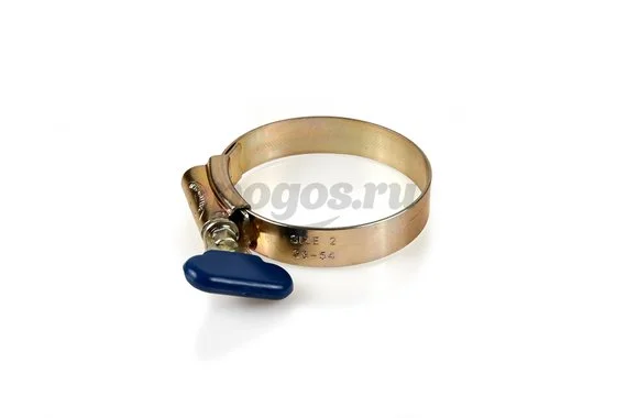 Хомут червячный с ключом MGF 40 60мм цинк