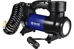 Компрессор для накачки шин с фонарем 45 л/мин, 12В, ПРОФИ-45Ф  БелАК