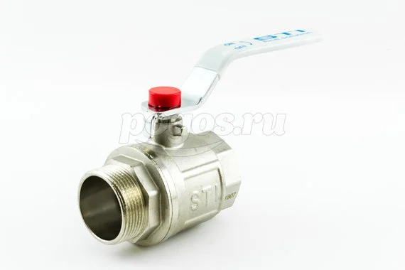 Кран шаровой F- M 1"1/2" рычаг STI