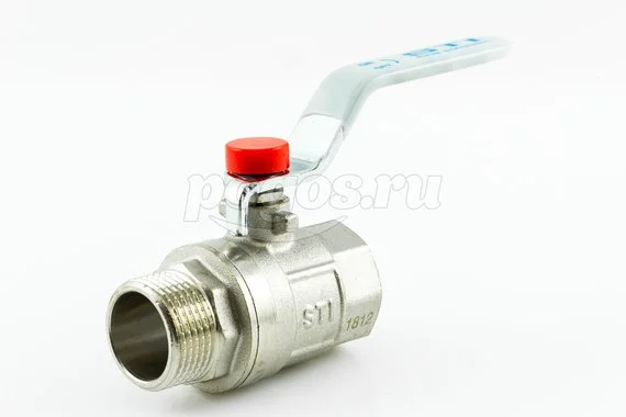 Кран шаровой F - M 3/4" рычаг STI