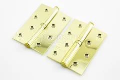 Петля дверная левая стальная 100х75х2,5мм АЛЛЮР