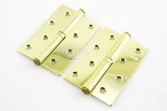 Петля дверная правая стальная 100х75х2,5мм АЛЛЮР