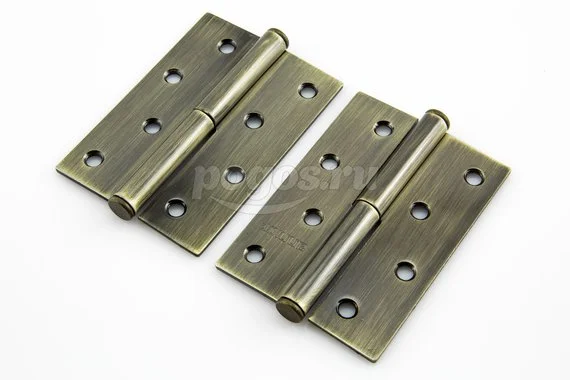 Петля дверная правая стальная 100х75х2,5мм АЛЛЮР