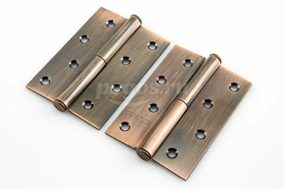 Петля дверная правая стальная 100х75х2,5мм АЛЛЮР