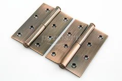 Петля дверная правая стальная 100х75х2,5мм АЛЛЮР