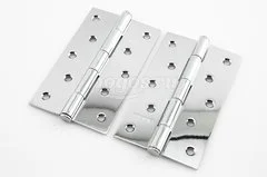 Петля дверная универсальная стальная 127*75*2,5мм хром, 2 шт АЛЛЮР