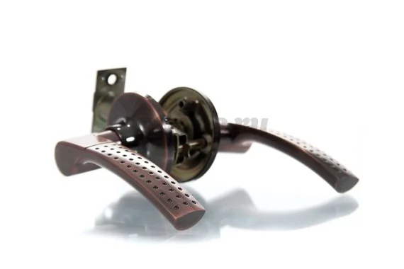 Защелка межкомнатная без ключа и фиксатора 8026-05-АС медь  АПЕКС 