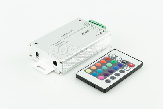 Контроллер RGB 144/288W 12/24V пульт с кнопками GAUSS