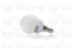Лампа энергосберегающая E14, 9Вт, 4200К, Globe GAUSS