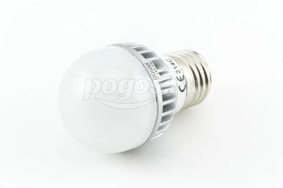 Лампа светодиодная E27,6Вт,4100К, Globe GAUSS