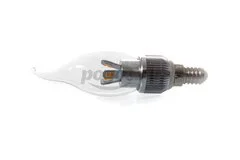 Лампа светодиодная E14 5W 2700К  свеча на ветру прозрачная DIM GAUSS