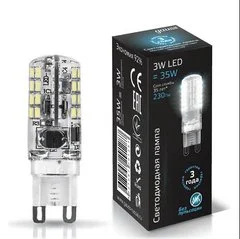 Лампа светодиодная GAUSS G9 3W 4100K
