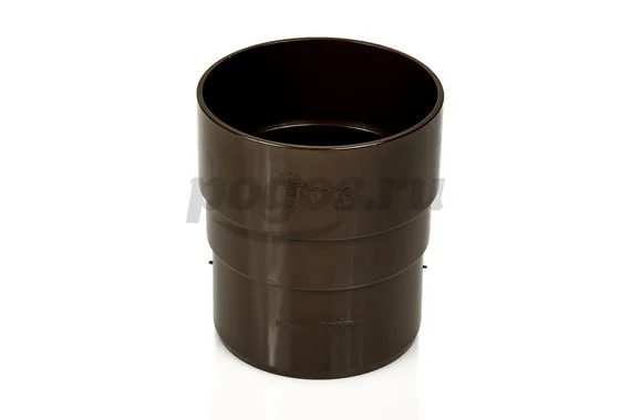 Муфта соединительная пластиковая d-80мм шоколад Standart  DOCKE